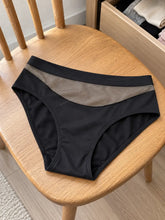 Load image into Gallery viewer, Mid Rise Lace Period Brief | ≈3 Regular Tampons | OEKO-TEX Certified | Free Wet Bag & Laundry Bag