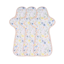 Load image into Gallery viewer, 3-piece Luckypads cloth menstrual pads, Night Pads Plus