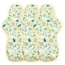 Load image into Gallery viewer, 3-piece Luckypads cloth menstrual pads, Night Pads Plus