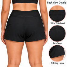 Load image into Gallery viewer, Boyshort Period Swimwear | ≈3 Regular Tampons | OEKO-TEX Certified | Free Wet Bag & Laundry Bag