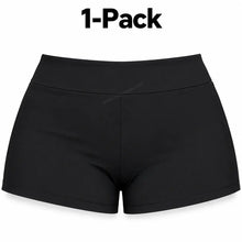 Load image into Gallery viewer, Boyshort Period Swimwear | ≈3 Regular Tampons | OEKO-TEX Certified | Free Wet Bag & Laundry Bag