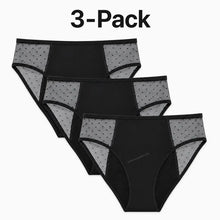 Load image into Gallery viewer, Lace Period Brief | ≈4 Regular Tampons | OEKO-TEX Certified | Free Wet Bag & Laundry Bag