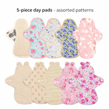 Load image into Gallery viewer, Organic Cotton Cloth Menstrual Pads(5-piece)