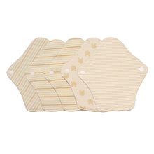 Load image into Gallery viewer, 3-piece Organic Cotton Cloth Menstrual Pads