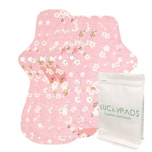 Load image into Gallery viewer, 3-Piece Organic Cotton Reusable Menstrual Pads(5 Size Optional)