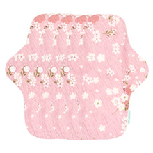 Load image into Gallery viewer, 5-piece Luckypads organic cotton reusable menstrual pads, Day Pads