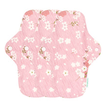 Load image into Gallery viewer, 3-piece Luckypads organic cotton reusable menstrual pads, Day Pads