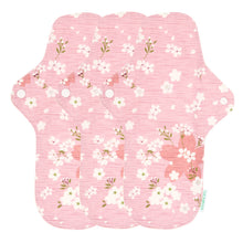 Load image into Gallery viewer, 3-piece Luckypads organic cotton reusable menstrual pads, Night Pads