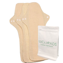 Load image into Gallery viewer, 3-piece Organic Cotton Cloth Menstrual Pads(4 Size Optional)