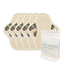 Load image into Gallery viewer, 5-piece Organic Cotton Reusable Menstrual Pads(8 Patterns Optional)