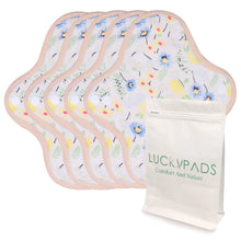 Load image into Gallery viewer, 5-piece Organic Cotton Reusable Menstrual Pads(8 Patterns Optional)