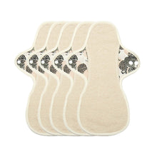 Load image into Gallery viewer, 5-piece Luckypads organic cotton reusable pads, Night Pads