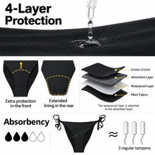 Load image into Gallery viewer, Period Swimsuit | ≈3 Regular Tampons | OEKO-TEX Certified | Free Wet Bag & Laundry Bag