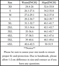 Load image into Gallery viewer, sizing chart of luckypads reusable period underwear
