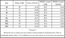 Load image into Gallery viewer, sizing chart of luckypads period underwear for teens