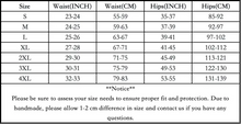 Load image into Gallery viewer, sizing chart of luckypads women period underwear