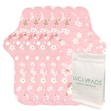 Load image into Gallery viewer, 5-piece Organic Cotton Reusable Menstrual Pads for Heavy Flow(7 Patterns Optional)