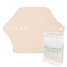 Load image into Gallery viewer, 5-Piece 7.0" Organic Cotton Reusable Panty Liners