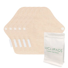 Load image into Gallery viewer, 5-Piece 7.0" Organic Cotton Reusable Panty Liners