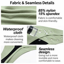 Load image into Gallery viewer, Mid Rise Seamless Period Thong | ≈2 Regular Tampons | OEKO-TEX Certified | Free Wet Bag & Laundry Bag