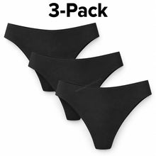 Load image into Gallery viewer, Mid Rise Seamless Period Thong | ≈2 Regular Tampons | OEKO-TEX Certified | Free Wet Bag & Laundry Bag