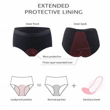 Load image into Gallery viewer, 3-pair Bamboo Viscose Period Underwear - Brief - Moderate Flow
