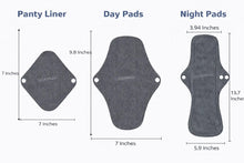 Load image into Gallery viewer, Bamboo Sanitary Pads(3 Sizes Optional)