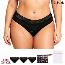 Load image into Gallery viewer, Detachable Lace Period Brief | ≈4 Regular Tampons | OEKO-TEX Certified | Free Wet Bag & Laundry Bag