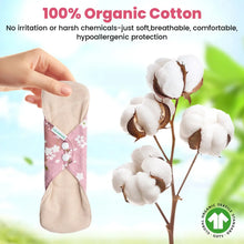 Load image into Gallery viewer, First Period Starter Kit for Teens | 2 Period Underwear, 3 Organic Cotton Reusable Pads & FREE Accessories