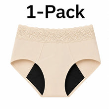 Load image into Gallery viewer, Lace Period Brief | ≈4 Regular Tampons | OEKO-TEX Certified | Free Wet Bag & Laundry Bag