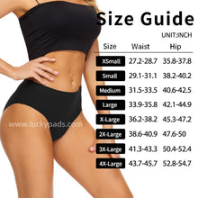 Load image into Gallery viewer, Absorbent Period and Bladder Leak Underwear - Brief - Moderate Flow(Hi-waist)