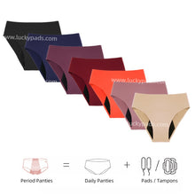 Load image into Gallery viewer, Absorbent Period and Bladder Leak Underwear - Brief - Moderate Flow(Hi-waist)