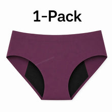 Load image into Gallery viewer, High Waisted Seamless Period Brief | ≈5 Regular Tampons | OEKO-TEX Certified | Free Wet Bag & Laundry Bag