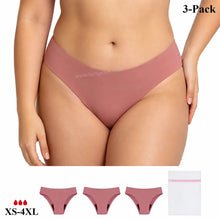 Load image into Gallery viewer, Seamless Period Brief | ≈3 Regular Tampons | OEKO-TEX Certified | Free Wet Bag & Laundry Bag