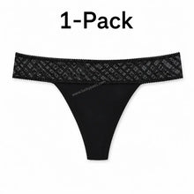 Load image into Gallery viewer, 3-Pack Lace Period Thong–OEKO-TEX Certified(FREE Stain-Removal Soap & Laundry Bag)