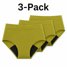 Load image into Gallery viewer, High Waisted Period Brief | ≈3 Regular Tampons | OEKO-TEX Certified | Free Wet Bag & Laundry Bag
