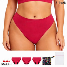 Load image into Gallery viewer, High Waisted Seamless Period Brief | ≈5 Regular Tampons | OEKO-TEX Certified | Free Wet Bag & Laundry Bag