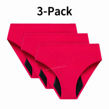 Load image into Gallery viewer, 3-Pack High Waisted Seamless Period Brief–50ml Absorbency | OEKO-TEX Certified(FREE Stain-Removal Soap & Laundry Bag)