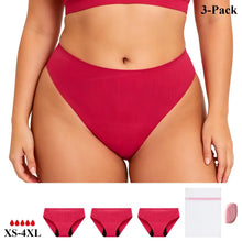 Load image into Gallery viewer, Front View of luckypads seamless period underwear