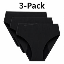 Load image into Gallery viewer, 3-Pack High Waisted Seamless Period Brief–50ml Absorbency | OEKO-TEX Certified(FREE Stain-Removal Soap & Laundry Bag)