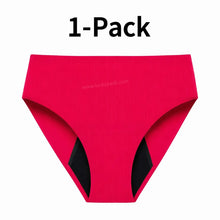 Load image into Gallery viewer, 3-Pack High Waisted Seamless Period Brief–50ml Absorbency | OEKO-TEX Certified(FREE Stain-Removal Soap & Laundry Bag)