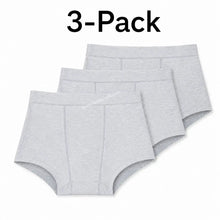 Load image into Gallery viewer, 3-Pack Mid Rise Period Boxer for Teens–40ml Absorbency | OEKO-TEX Certified(FREE Stain-Removal Soap & Laundry Bag)