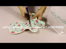 Load and play video in Gallery viewer, 3-Piece Organic Cotton Reusable Menstrual Pads(4 Size Optional)