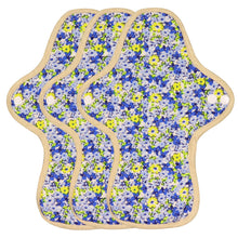 Load image into Gallery viewer, 3-piece Panty Liners Plus/Day Pads/Night Pads/Night Pads Plus(Pattern Blue)
