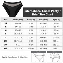Load image into Gallery viewer, Mid Rise Lace Period Brief | ≈3 Regular Tampons | OEKO-TEX Certified | Free Wet Bag &amp; Laundry Bag
