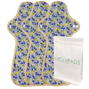 3-piece Organic Cotton Night Pads/Night Pads Plus(5 Patterns Optional)