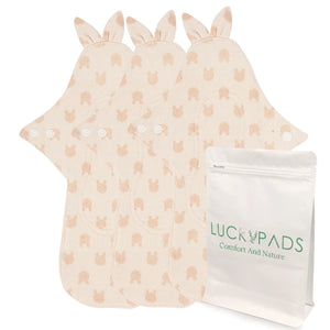 3-piece Organic Cotton Cloth Menstrual Pads(3 Sizes Optional)