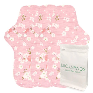 3-piece Organic Cotton Night Pads/Night Pads Plus(5 Patterns Optional)