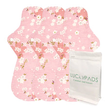 Load image into Gallery viewer, 3-piece Organic Cotton Night Pads/Night Pads Plus(5 Patterns Optional)
