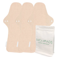 Load image into Gallery viewer, 3-piece 13.78“ Organic Cotton Cloth Menstrual Pads(6 Patterns Optional)
